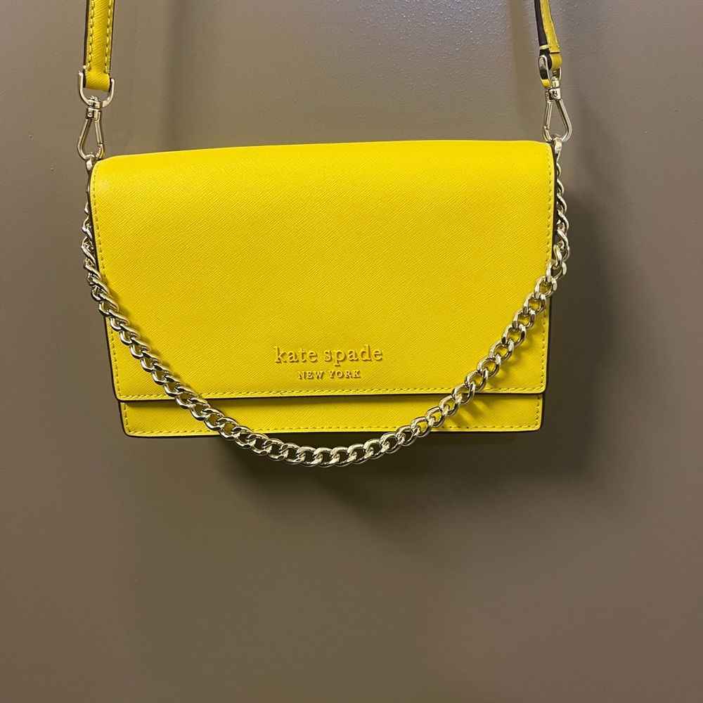 Kate Spade Vibrant Yellow Crossbody Bag